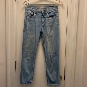 Everlane High Rise Cheeky Straight Jeans